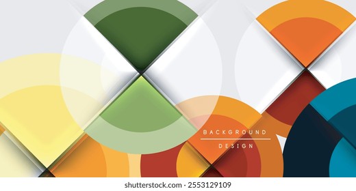 Círculos tecno y semicírculos. Ilustración vectorial para el Fondo de pantalla, Anuncio, fondo, tarjeta, ilustración del libro, landing page