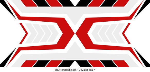 techno cyborg futuristic red black arrow design background