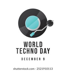 Techno Day vector design template good for celebration usage. Techno Day design. flat design. eps 10.