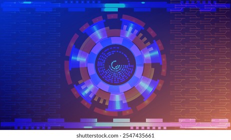 Techno Electric abstract background nice for wallpaper or banner