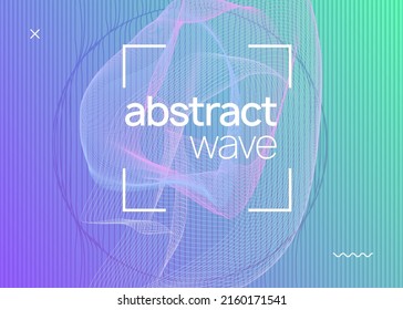Techno event. Digital discotheque cover template. Dynamic fluid shape and line. Neon techno event flyer. Electro dance music. Electronic sound. Trance fest poster. Club dj party.