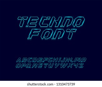 Techno-Schriftzeichen