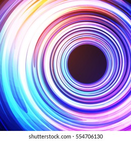 Techno Geometric Vector Curve Modern Science Abstract Background
