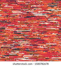 Techno glitch seamless repeat vector pattern swatch.  Contemporary error signal decomposition crash decay design.  Generative art.  Made with code.