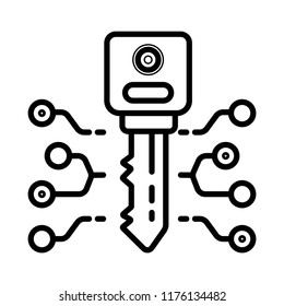 techno key icon