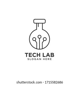 Techno Lab Logo Design Template