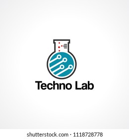 Techno Lab Logo Vector, Icon, Element, And Template