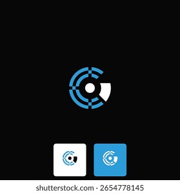 VECTOR DE IDEA DE DISEÑO DE LOGOTIPO DE LETRA TECNO G 4