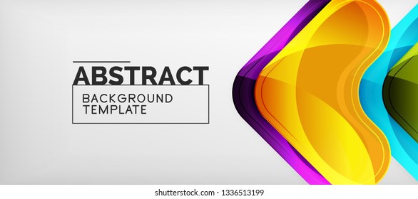 Techno lines, hi-tech futuristic abstract background template with arrow shapes. Vector design