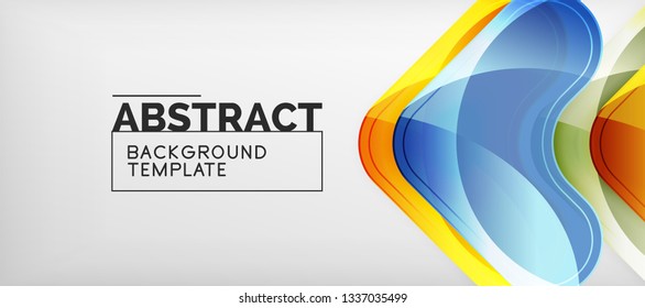Techno lines, hi-tech futuristic abstract background template with arrow shapes. Vector design