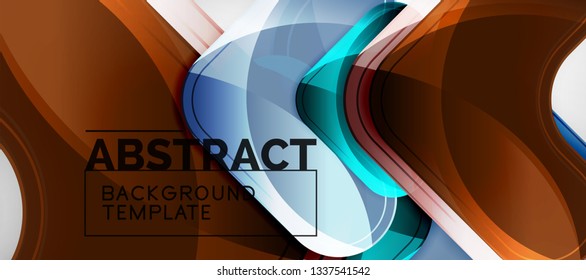 Techno lines, hi-tech futuristic abstract background template with arrow shapes. Vector design
