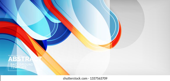 Líneas tecno, plantilla de fondo futurista de alta tecnología abstracta con formas de flecha. Diseño de vectores