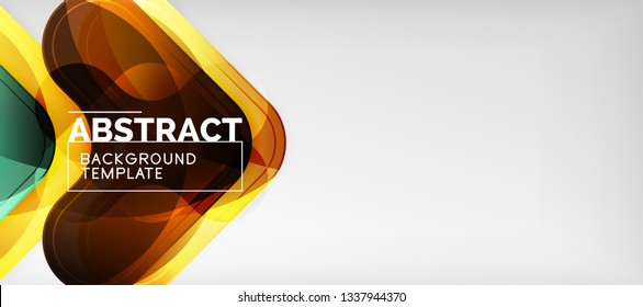 Líneas tecno, plantilla de fondo futurista de alta tecnología abstracta con formas de flecha. Diseño de vectores
