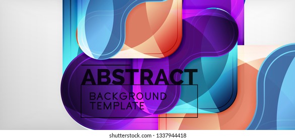 Techno lines, hi-tech futuristic abstract background template with arrow shapes. Vector design