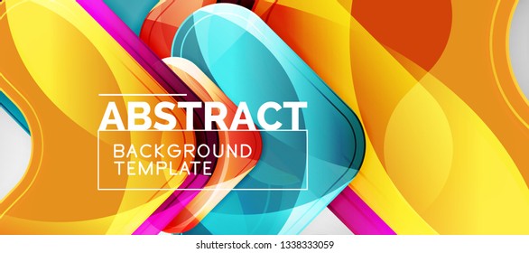 Techno lines, hi-tech futuristic abstract background template with arrow shapes. Vector design