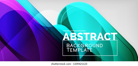 Líneas tecno, plantilla de fondo futurista de alta tecnología abstracta con formas de flecha. Diseño de vectores