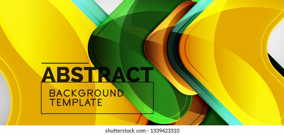 Techno lines, hi-tech futuristic abstract background template with arrow shapes. Vector design