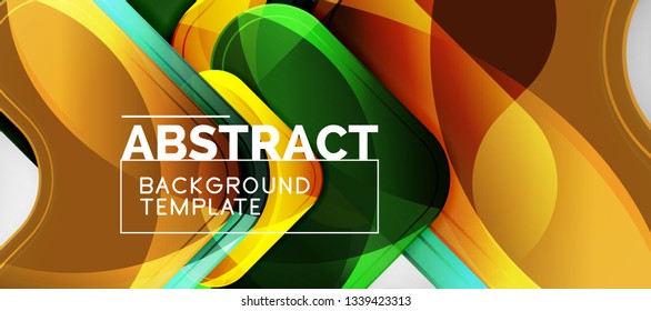 Techno lines, hi-tech futuristic abstract background template with arrow shapes. Vector design