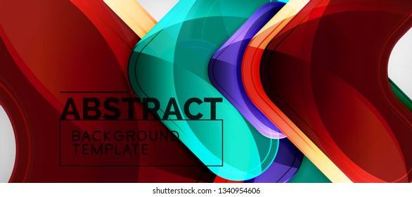 Techno lines, hi-tech futuristic abstract background template with arrow shapes. Vector design