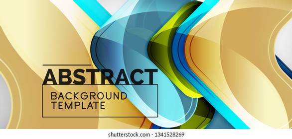 Líneas tecno, plantilla de fondo futurista de alta tecnología abstracta con formas de flecha. Diseño de vectores