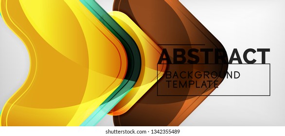 Techno lines, hi-tech futuristic abstract background template with arrow shapes. Vector design