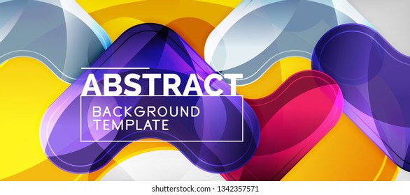 Techno lines, hi-tech futuristic abstract background template with arrow shapes. Vector design