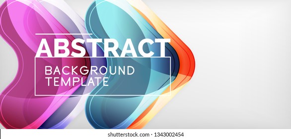 Techno lines, hi-tech futuristic abstract background template with arrow shapes. Vector design