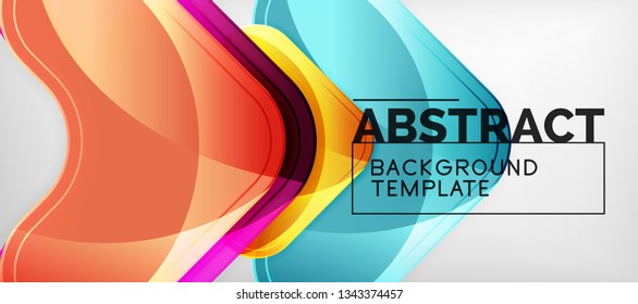 Techno lines, hi-tech futuristic abstract background template with arrow shapes. Vector design