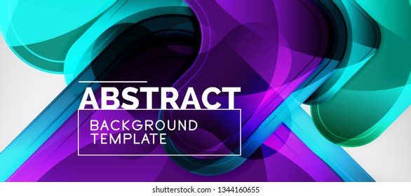 Techno lines, hi-tech futuristic abstract background template with arrow shapes. Vector design