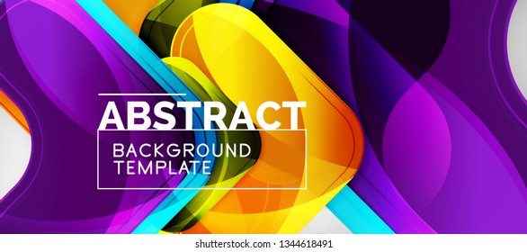 Techno lines, hi-tech futuristic abstract background template with arrow shapes. Vector design