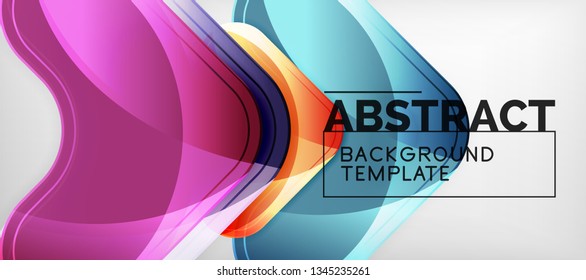 Techno lines, hi-tech futuristic abstract background template with arrow shapes. Vector design