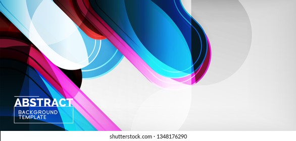 Líneas tecno, plantilla de fondo futurista de alta tecnología abstracta con formas de flecha. Diseño de vectores