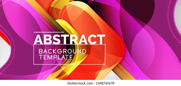 Techno lines, hi-tech futuristic abstract background template with arrow shapes. Vector design