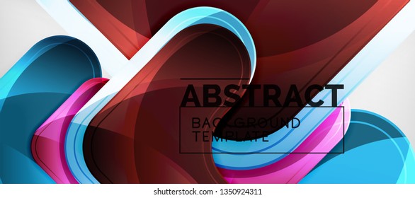 Techno lines, hi-tech futuristic abstract background template with arrow shapes. Vector design
