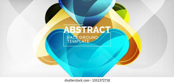 Techno lines, hi-tech futuristic abstract background template with arrow shapes. Vector design