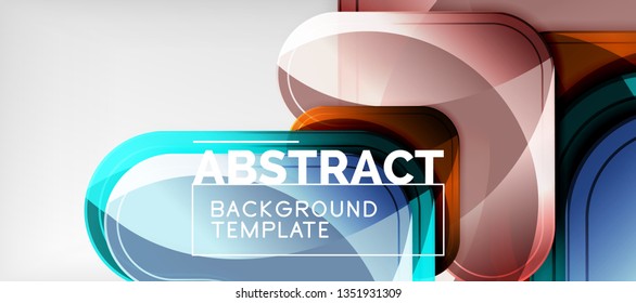 Líneas tecno, plantilla de fondo futurista de alta tecnología abstracta con formas de flecha. Diseño de vectores