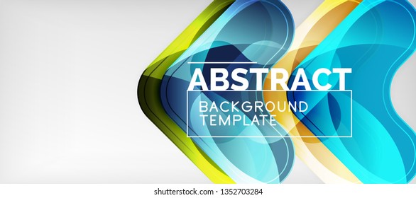 Techno lines, hi-tech futuristic abstract background template with arrow shapes. Vector design