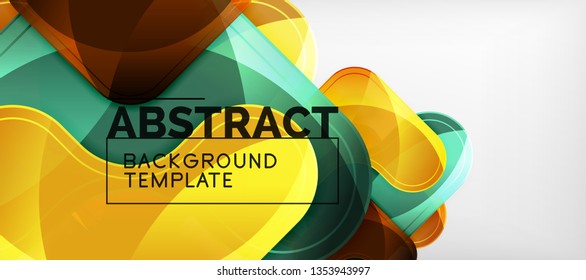 Techno lines, hi-tech futuristic abstract background template with arrow shapes. Vector design