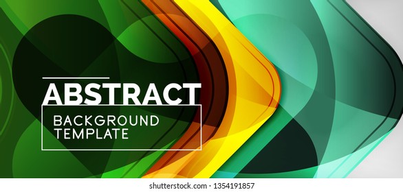 Techno lines, hi-tech futuristic abstract background template with arrow shapes. Vector design