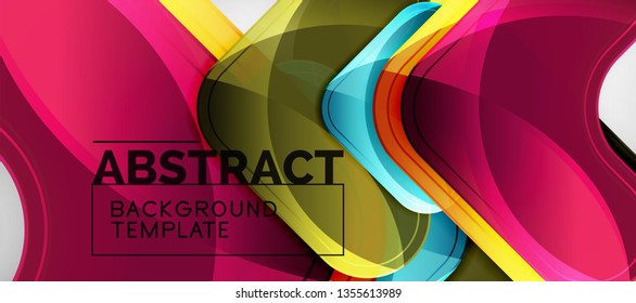 Techno lines, hi-tech futuristic abstract background template with arrow shapes. Vector design