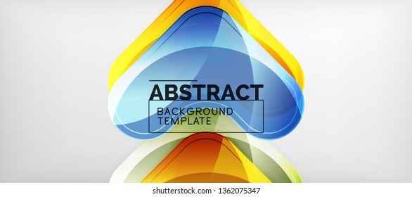 Techno lines, hi-tech futuristic abstract background template with arrow shapes. Vector design