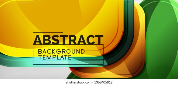 Techno lines, hi-tech futuristic abstract background template with arrow shapes. Vector design