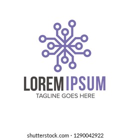 techno logo design, connectify