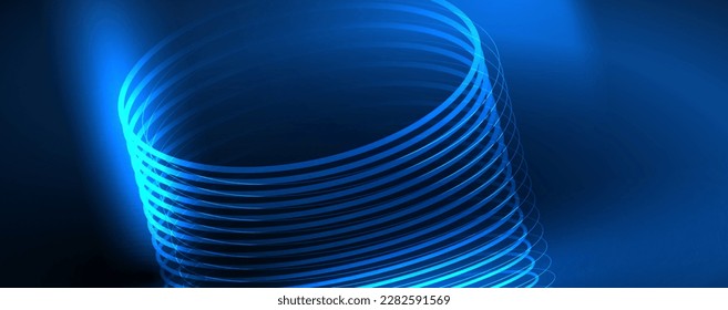 Techno neon wave lines, dynamic electric motion, speed concept. Templates for wallpaper, banner, background, landing page, wall art, invitation, prints