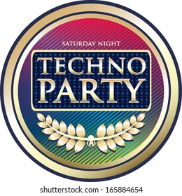 Techno Party Exotic Label