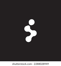 ilustración del icono del logotipo de ejecución de tecno.