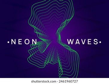 Techno Set. Fest Concert Template. Sound Flyer. Violet Dj Poster. Electro Vector. Green Dance Design. Nightclub Radio Invitation. Pink Techno Set