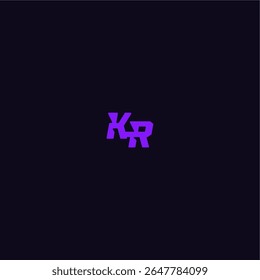 techno sport logo with bold monogram style letter cool and sporty design KR