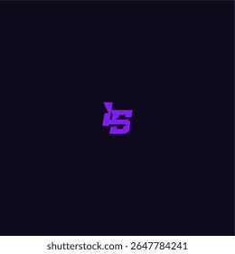 logotipo do esporte do techno com letra estilo monograma arrojado legal e design esportivo IS