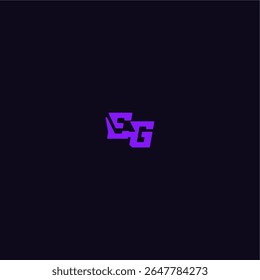 techno sport logo EG cool and sporty design with bold monogram style letter